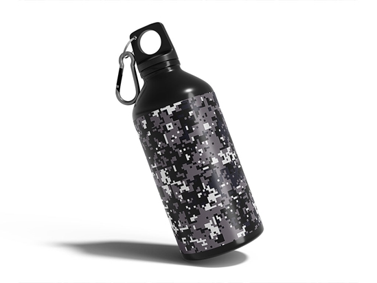 Digital Smoke Camouflage Water Bottle DIY Stickers