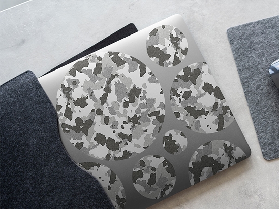 Foggy Woodland Camouflage DIY Laptop Stickers