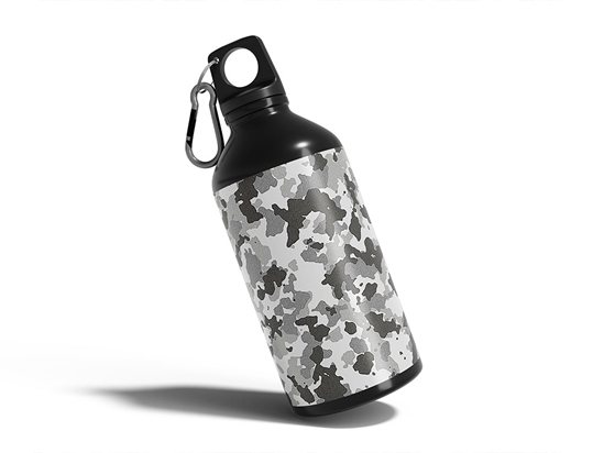 Foggy Woodland Camouflage Water Bottle DIY Stickers