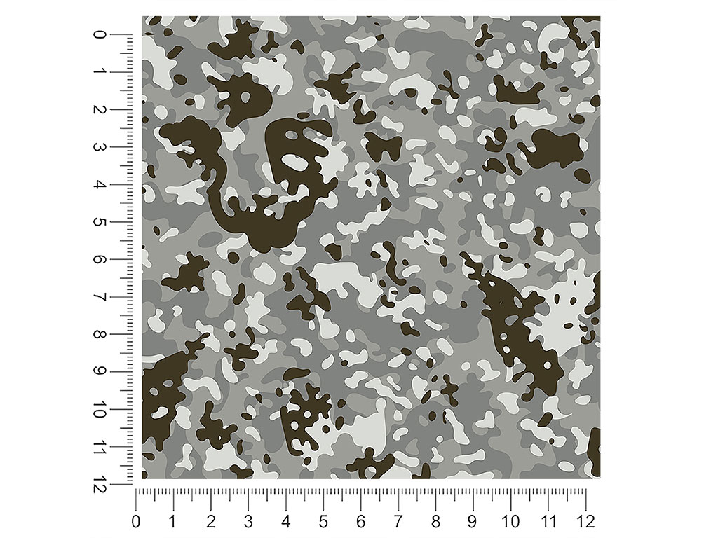 Rhino Woodland Camouflage 1ft x 1ft Craft Sheets