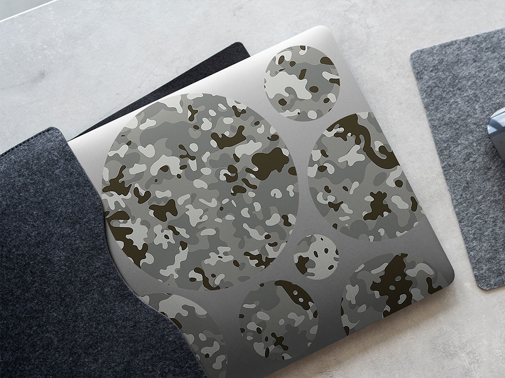 Rhino Woodland Camouflage DIY Laptop Stickers