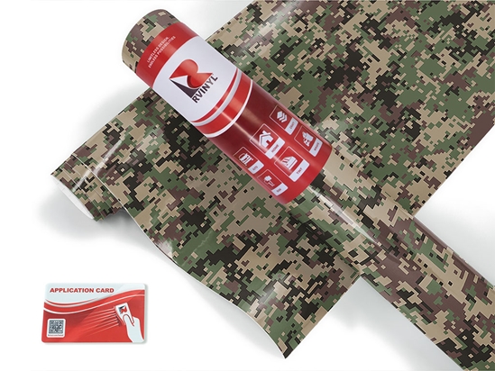 Army EMR Camouflage Craft Vinyl Roll