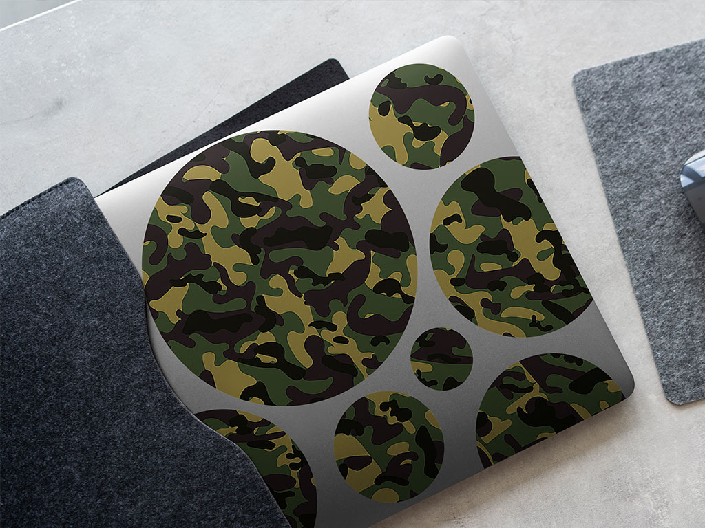 Army Flecktarn Camouflage DIY Laptop Stickers