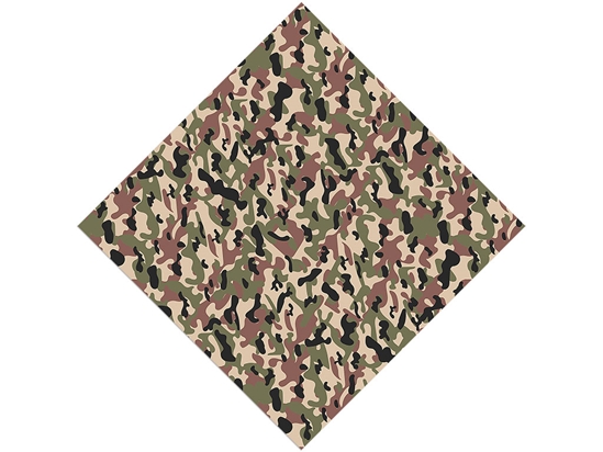 Army Woodland Camouflage Vinyl Wrap Pattern