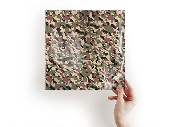 Army Woodland Camouflage Craft Sheets