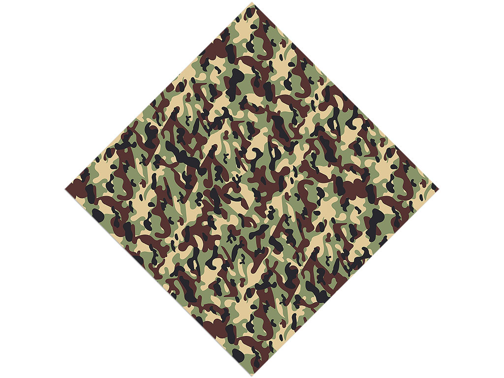 Basin Beige Camouflage Vinyl Wrap Pattern