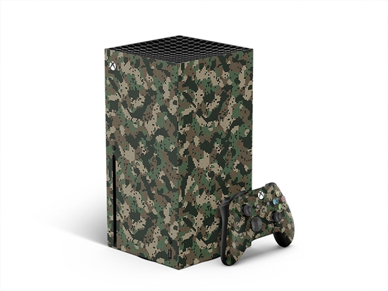 Digital Fabric Camouflage XBOX DIY Decal