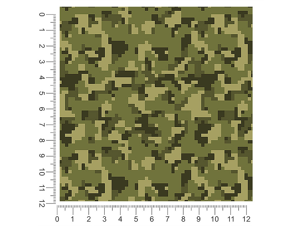 Disruptive Forest Camouflage 1ft x 1ft Craft Sheets
