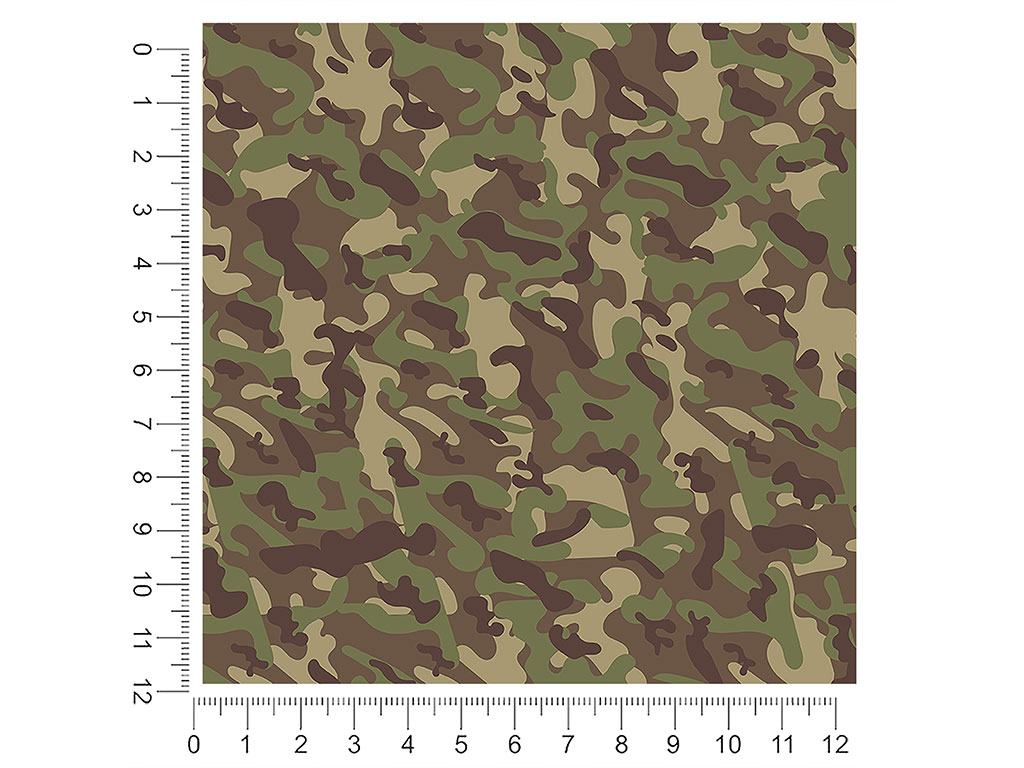 Forest Beige Camouflage 1ft x 1ft Craft Sheets
