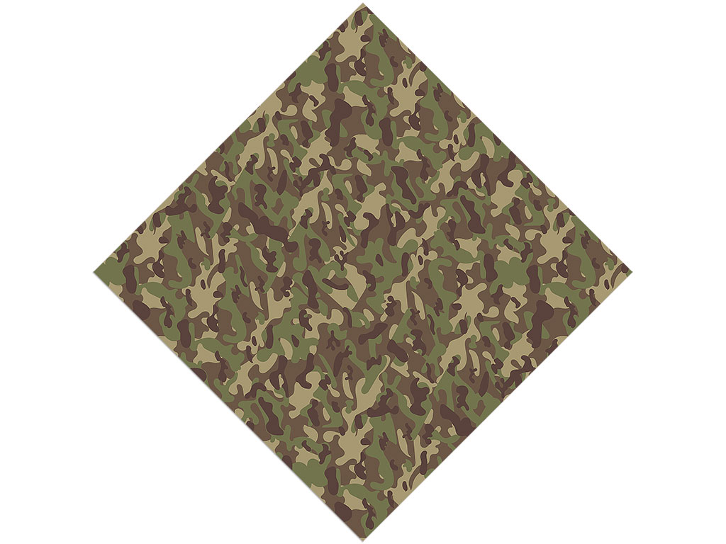 Forest Beige Camouflage Vinyl Wrap Pattern