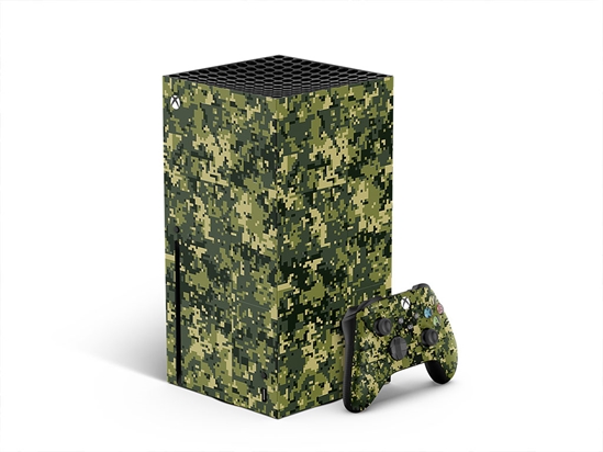 Forest Pixel Camouflage XBOX DIY Decal