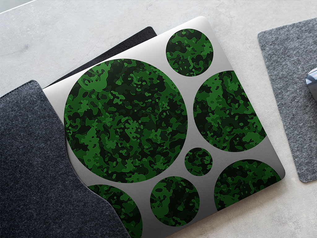 Forest Flecktarn Camouflage DIY Laptop Stickers