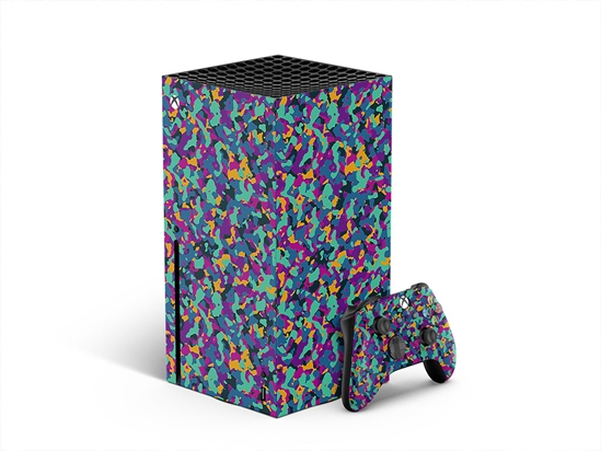 Purple Shower Camouflage XBOX DIY Decal
