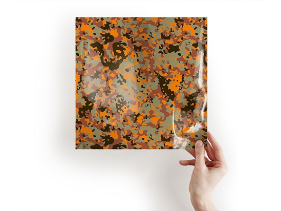 Apricot Flecktarn Camouflage Craft Sheets