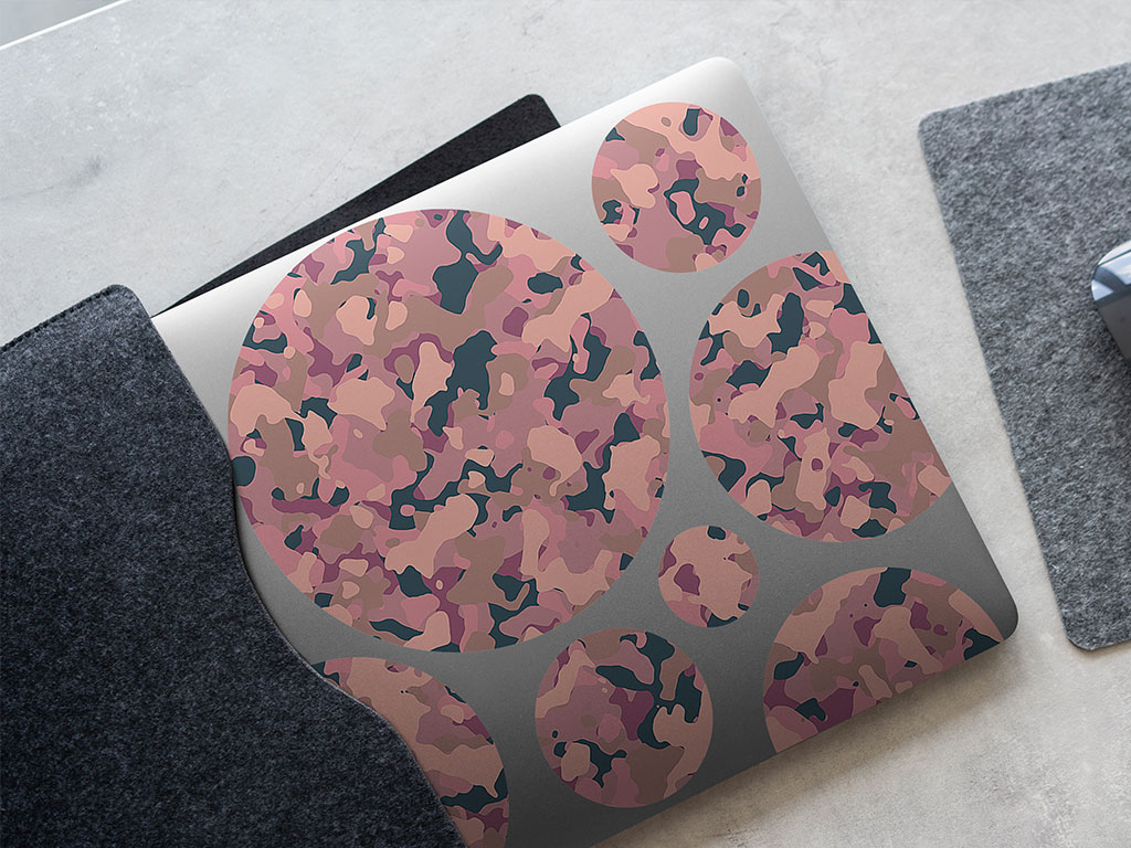 Carnation ERDL Camouflage DIY Laptop Stickers