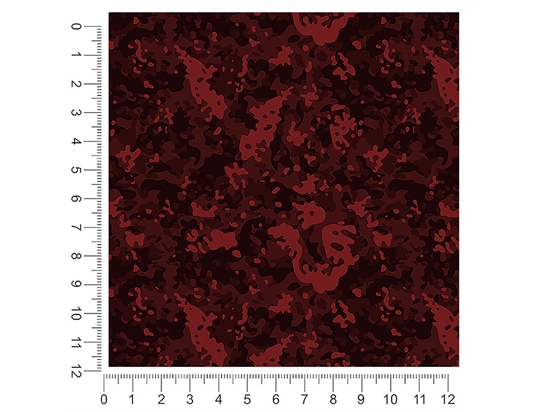 Burgundy ERDL Camouflage 1ft x 1ft Craft Sheets