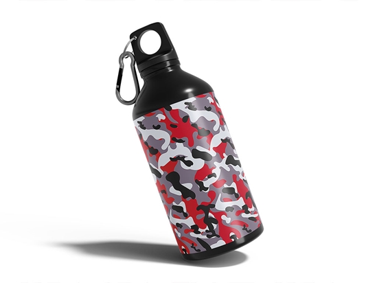 Carmen Flecktarn Camouflage Water Bottle DIY Stickers