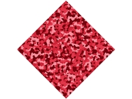 Raspberry Napalm Camouflage Vinyl Wrap Pattern