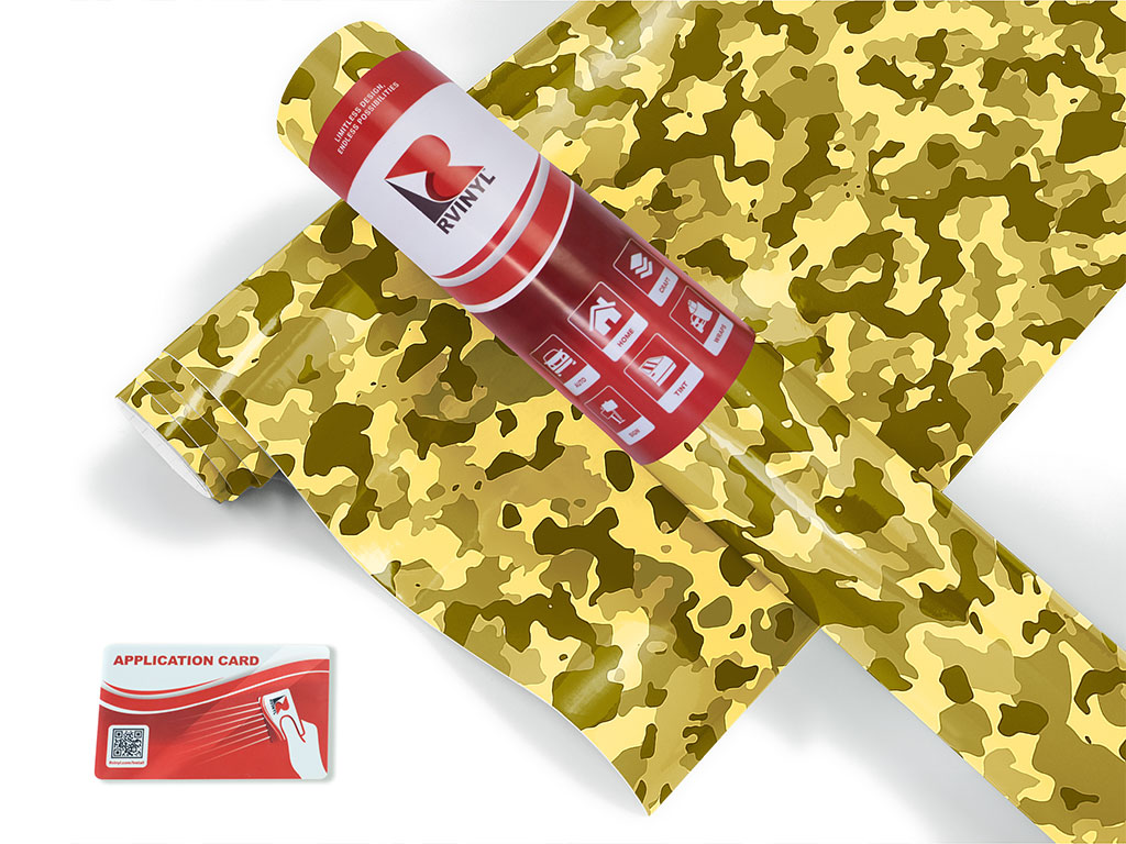 Blonde Cover Camouflage Craft Vinyl Roll