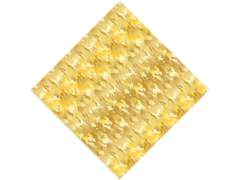 Rcraft™ Yellow Camouflage Craft Vinyl - Gold Foil