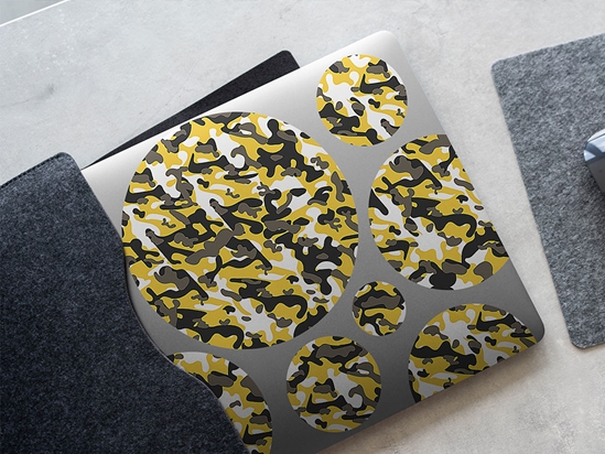 Goldenrod Flecktarn Camouflage DIY Laptop Stickers