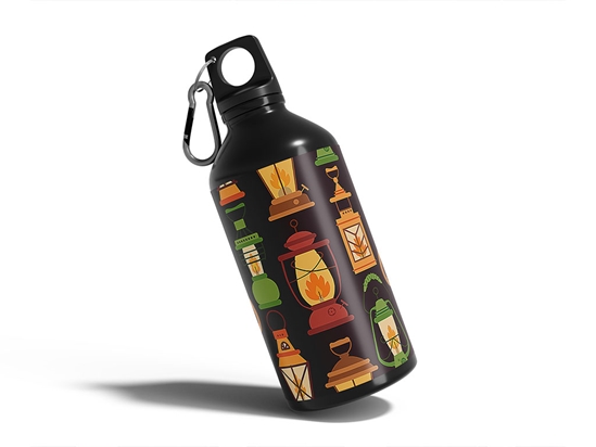 Gas Beacon Camping Water Bottle DIY Stickers