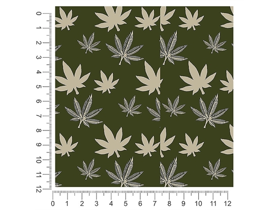 Cool Cannabanoid Cannabis 1ft x 1ft Craft Sheets