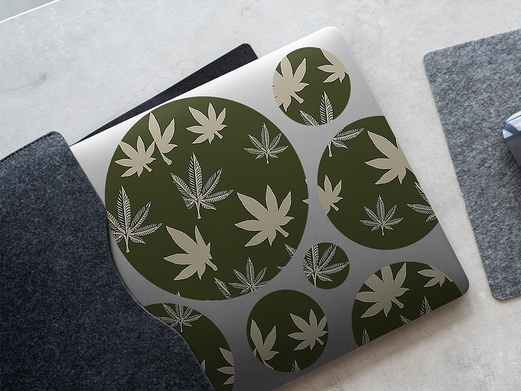 Cool Cannabanoid Cannabis DIY Laptop Stickers