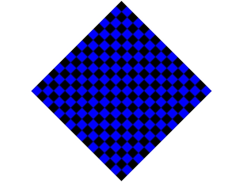 Rcraft™ Checkered Vinyl Wrap Film - Blue