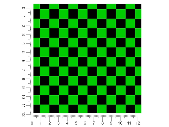 Green Checkered 1ft x 1ft Craft Sheets