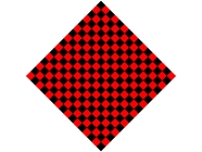 Red Checkered Vinyl Wrap Pattern