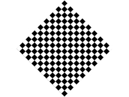 White Checkered Vinyl Wrap Pattern