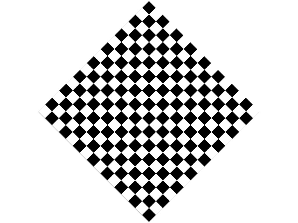 White Checkered Vinyl Wrap Pattern