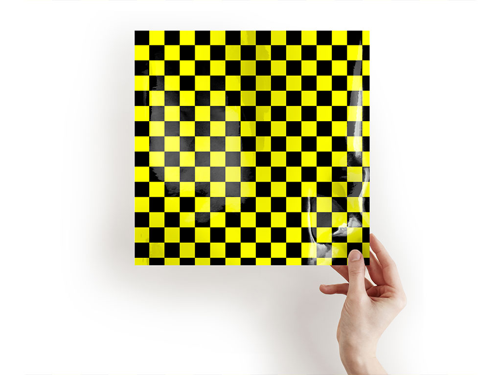 Yellow Checkered Craft Sheets