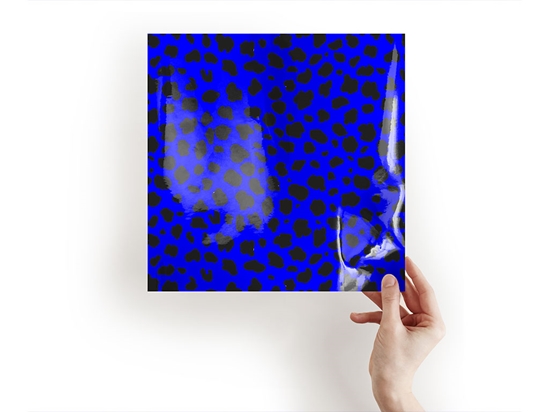 Blue Cheetah Animal Print Craft Sheets