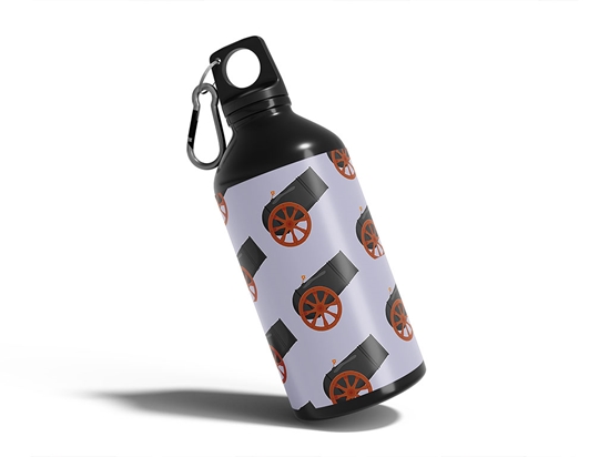 Human Cannonball Circus Water Bottle DIY Stickers