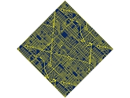 Yellow Streets Cityscape Vinyl Wrap Pattern