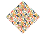 Concentric Rainbow Cobblestone Vinyl Wrap Pattern
