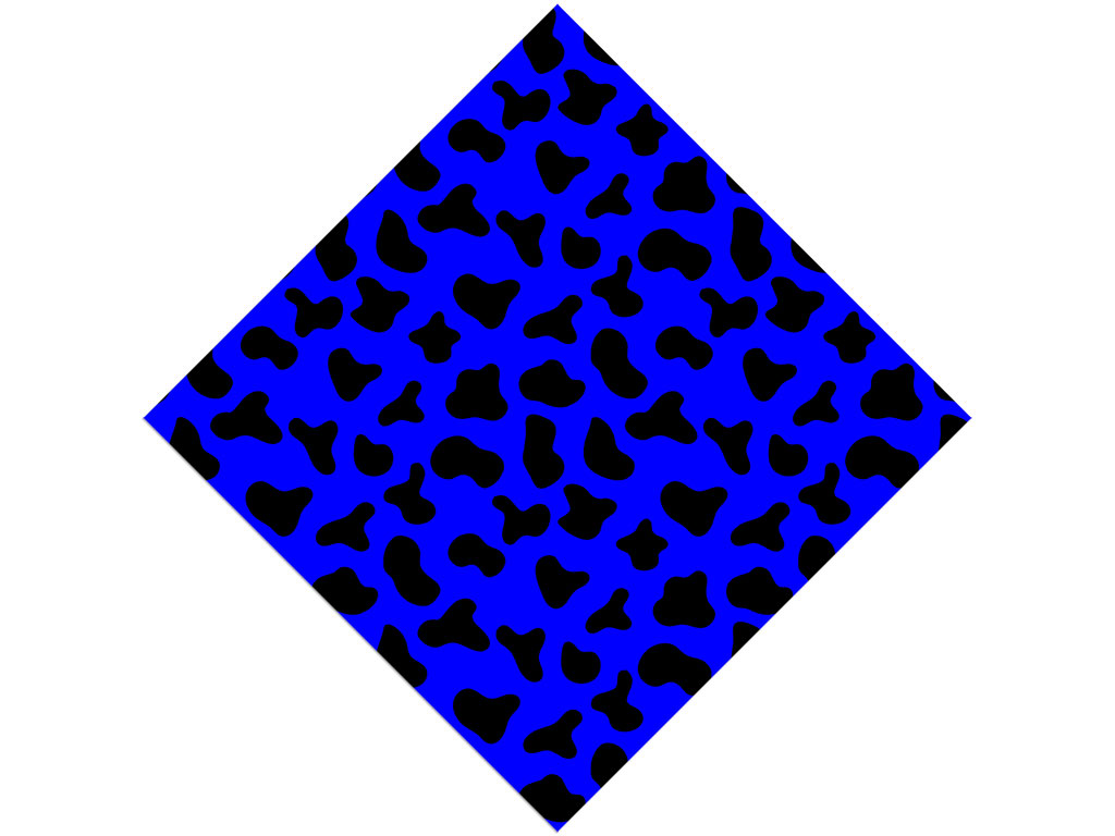 Blue Cow Vinyl Wrap Pattern