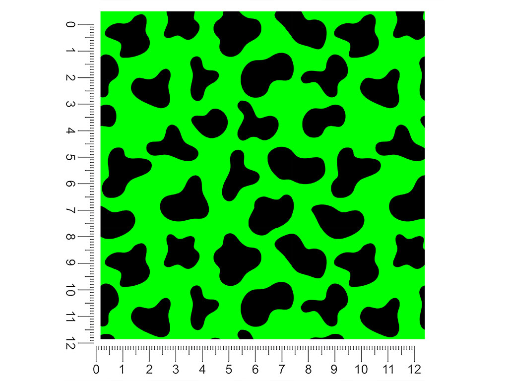 Neon Cow Animal Print 1ft x 1ft Craft Sheets