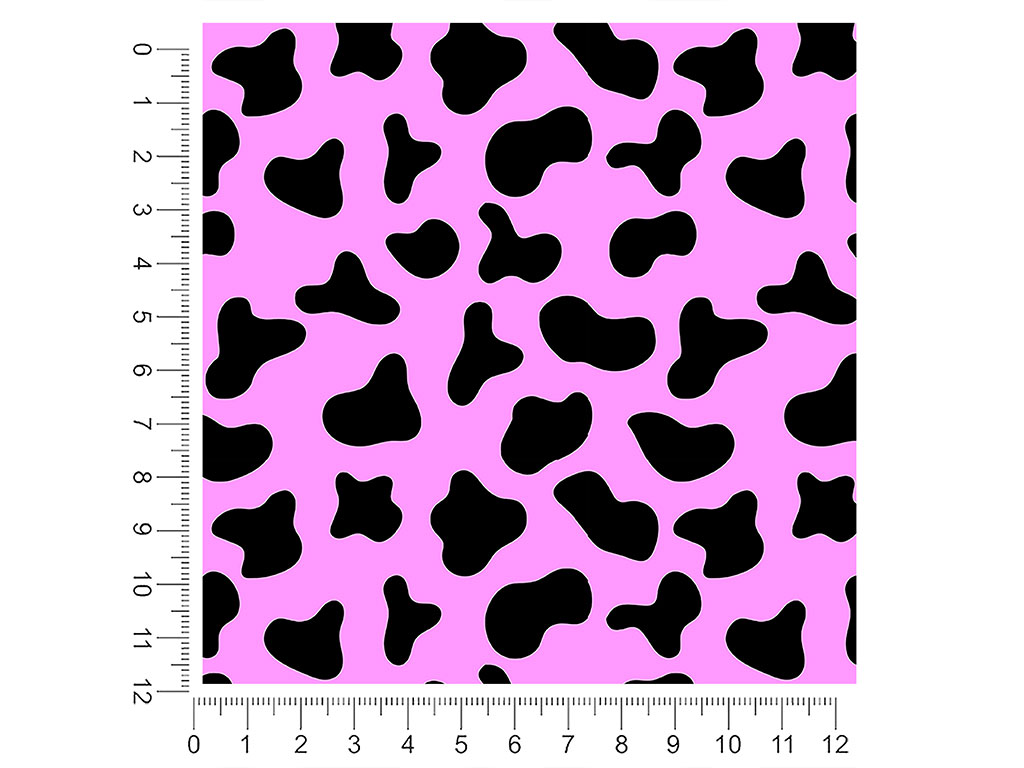 Pink Cow Animal Print 1ft x 1ft Craft Sheets