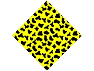Yellow Cow Vinyl Wrap Pattern