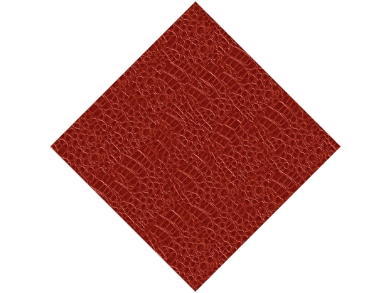 Red Caiman Crocodile Vinyl Wrap Pattern
