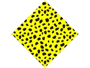Yellow Dalmation Vinyl Wrap Pattern