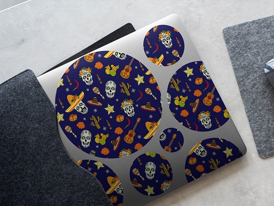 Family Fiesta Day of the Dead DIY Laptop Stickers