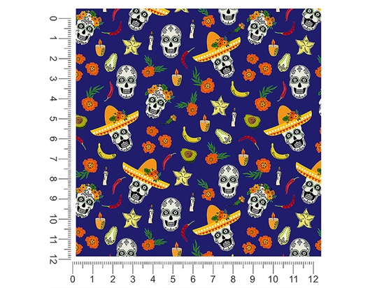 Flavorful Offerings Day of the Dead 1ft x 1ft Craft Sheets