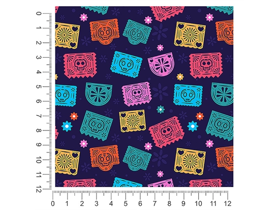 Simple Picado Day of the Dead 1ft x 1ft Craft Sheets