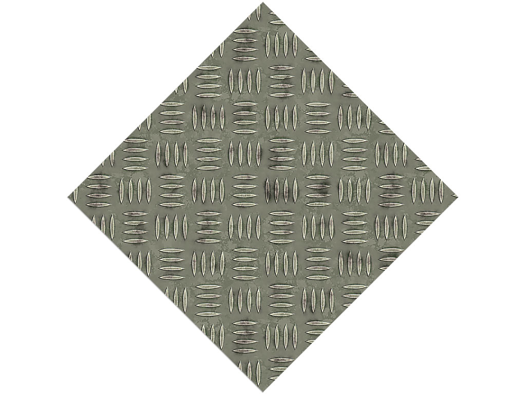 Galvanized Green Diamond Plate Series Custom Printed Wrap Film