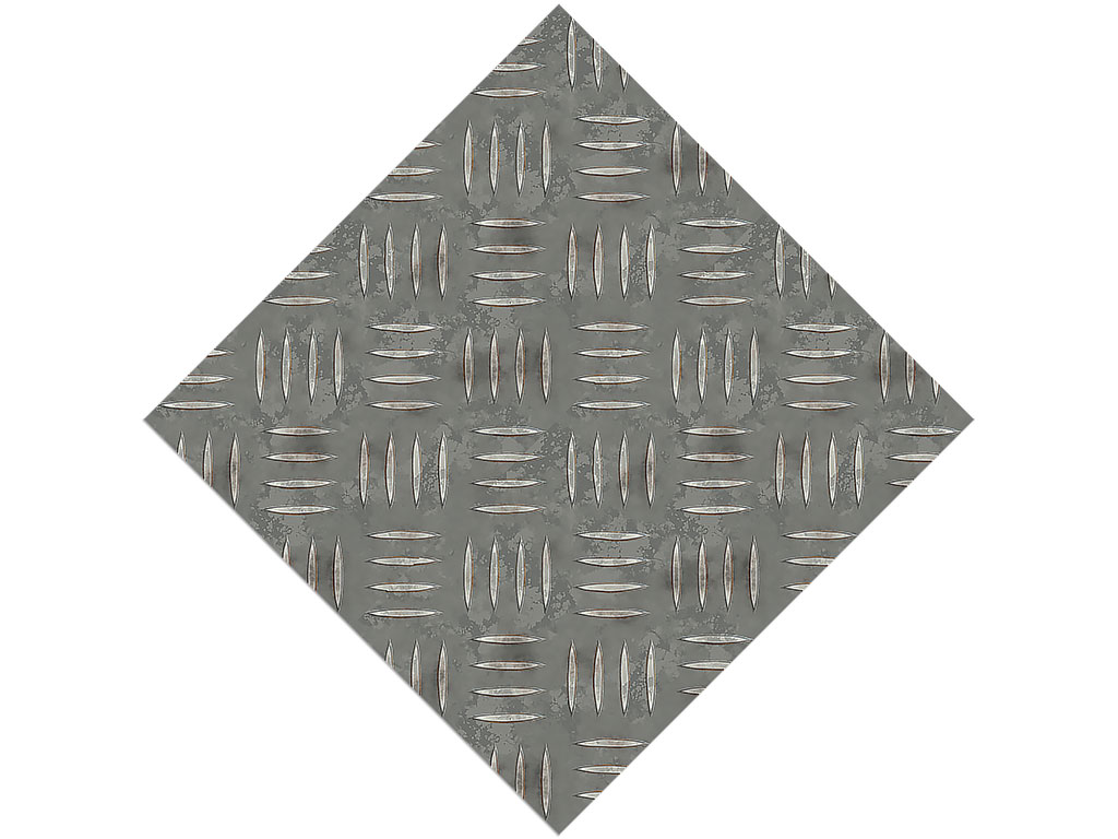 Grunge Tread Diamond Plate Series Custom Printed Wrap Film