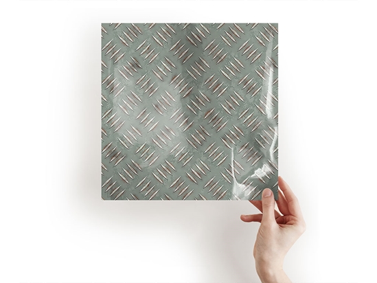 Seamless Aqua Diamond Plate Craft Sheets
